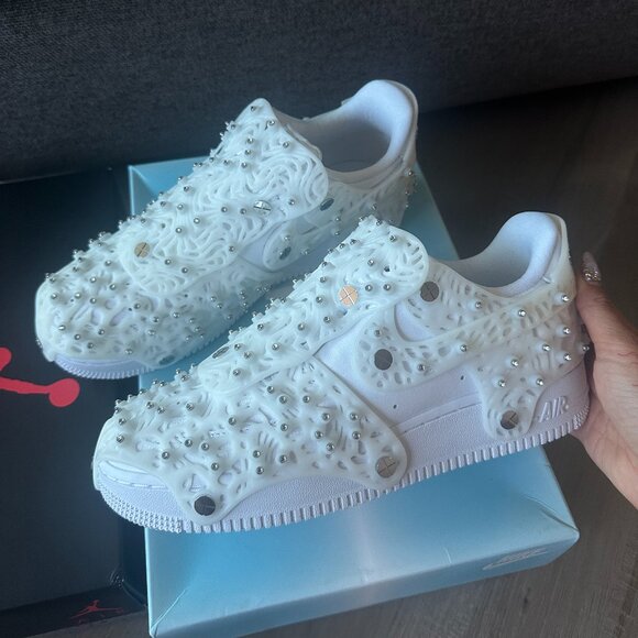 💎 Nike Air Force 1 Low x Swarovski® Retroreflective Crystals - Picture 1 of 5